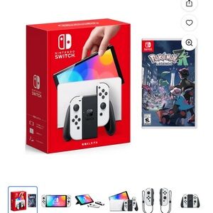 Nintendo Switch OLED Console - White with Pokémon Legends: Arceus